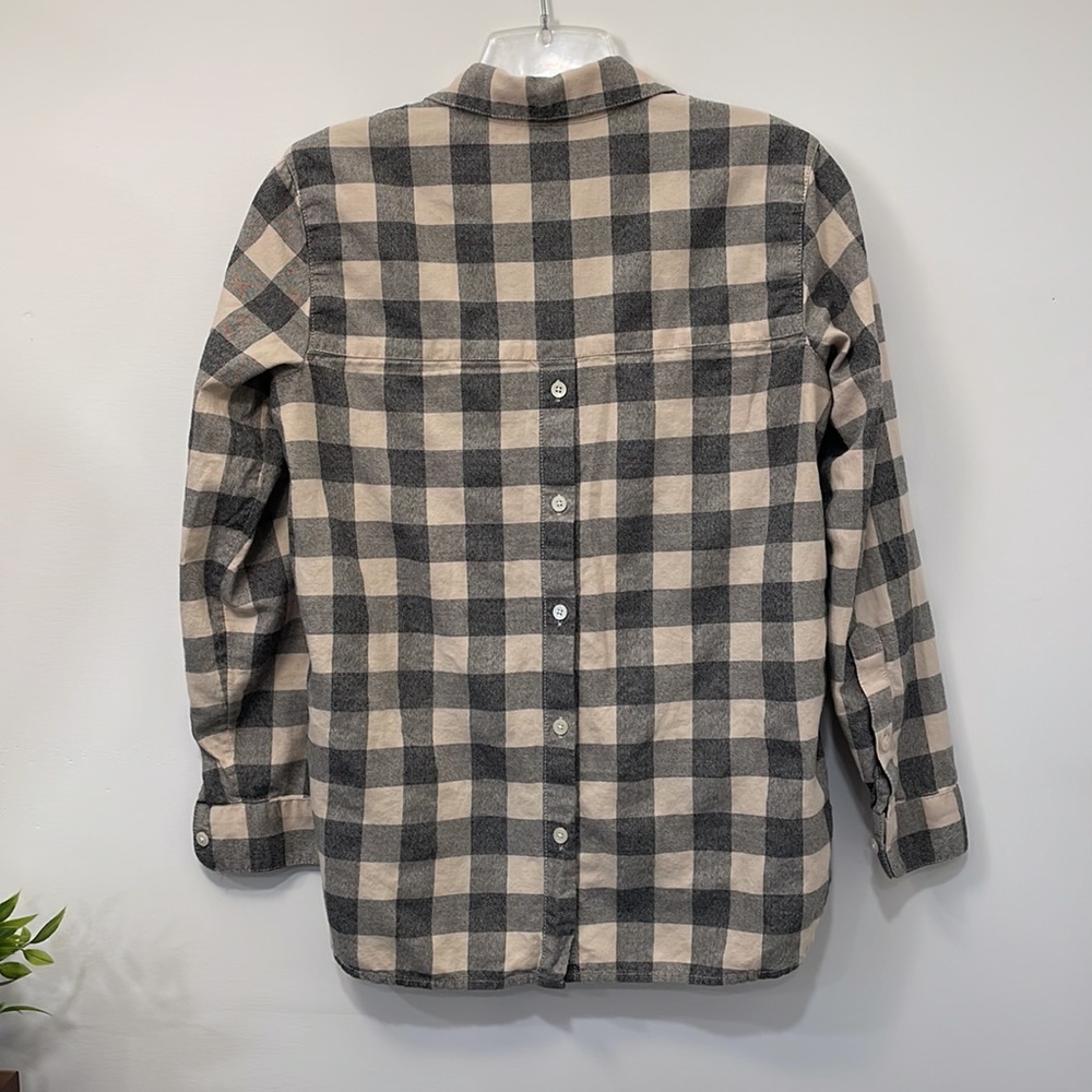 Madewell. Like New. Button Up Flannel-Like Top. X… - image 6